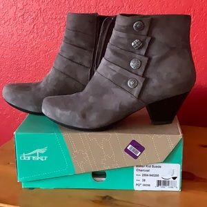 Dansko Baker Kid Suede ankle boots